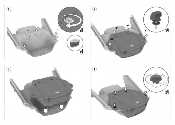 Rear Cargo Box for CFMOTO ZFORCE Z10  (2026+)