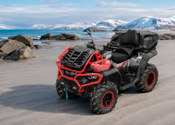 FRONT JERRY CANS FOR CFMOTO CFORCE 1000 MV (MUD VERSION)