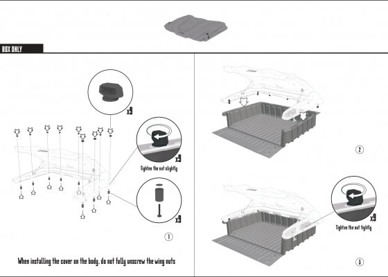 AODES WORKCROSS 1000 Cargo Cover