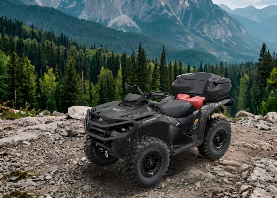 JERRY CAN INSTEAD OF A SEAT FOR BRP Can-Am Outlander 850-1000 XT-P, DPS, LTD (Gen 3, 2025+) (suitable for Smart-Shox version)